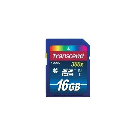 16gb scheda sd transcend classe 10 uhs-i 300x [ts16gsdu1]