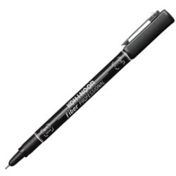fineliner professional fiber nero 0,1mm [dh2101]