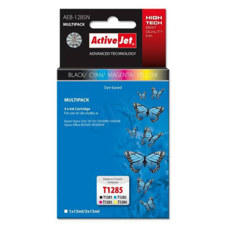 cartuccia d'inchiostro activejet aeb-1285n per epson t1285