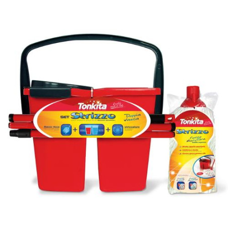 set secchio e mocio lavapavimenti tonkita 775/s7