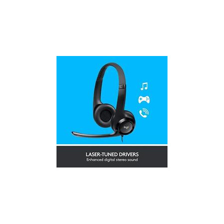 cuffie logitech h390 usb 981-00040 [uhlogor2007]