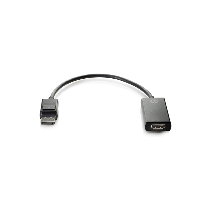 adattatore hp displayport a hdmi true 4k ultra hd, nero [2ja63aa]