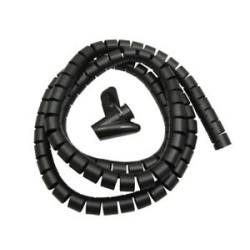 organizzatore cavo di protezione a spirale per cavo maclean nero