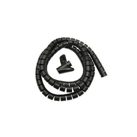 organizzatore cavo di protezione a spirale per cavo maclean nero