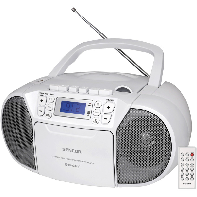 radio cd sencor cd/mp3/usb spt 3907 w [spt 3907 w]