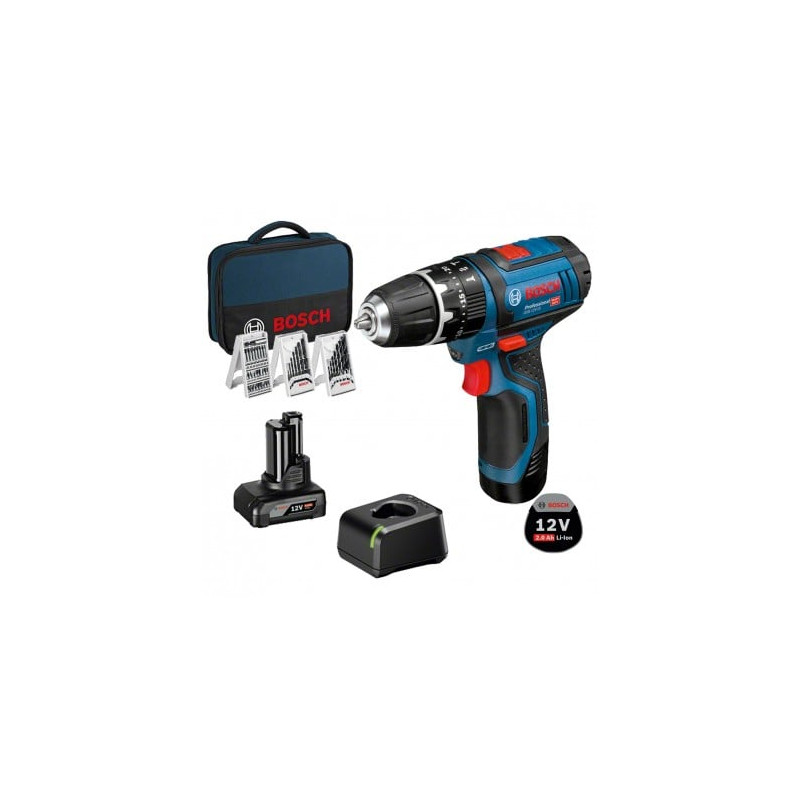 set trapano bosch gsb 12v-15 [06019b690g]