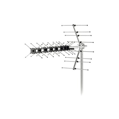 antenna senscor sda 611 dvb-t2/t 12db 75ohm 4g lte nero [avsecadzsda611z]