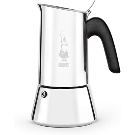 caffettiera bialetti new venus 4tazze induzione nero/acciaio [0007264/cn]
