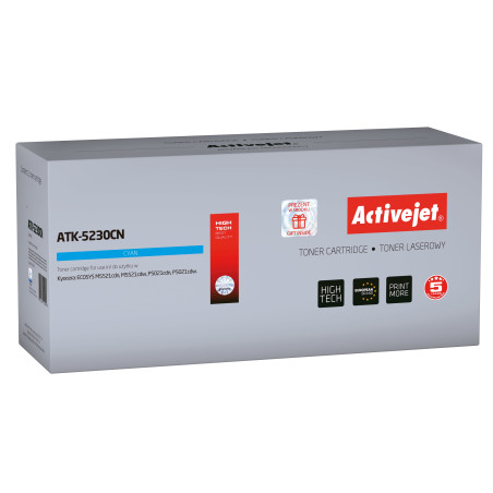 toner activejet atk-5230cn comp. kyocera tk-5230c colore