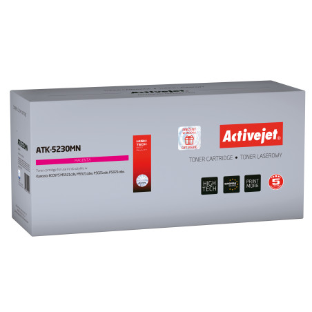 toner activejet atk-5230mn comp. kyocera tk-5230m colore