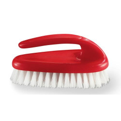 spazzola bucato tonkita grip 326 con setole semi rigide rosso