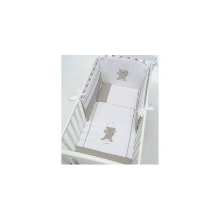 piumone con paracolpi foppapedretti babyzoo completo 3pz. bianco