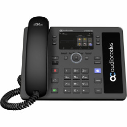 telefono ip audiocodes poe gbe nero [teams-c435hd-r]