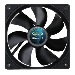 ventola gelid silent ad alto flusso 120x120x25 12v nero