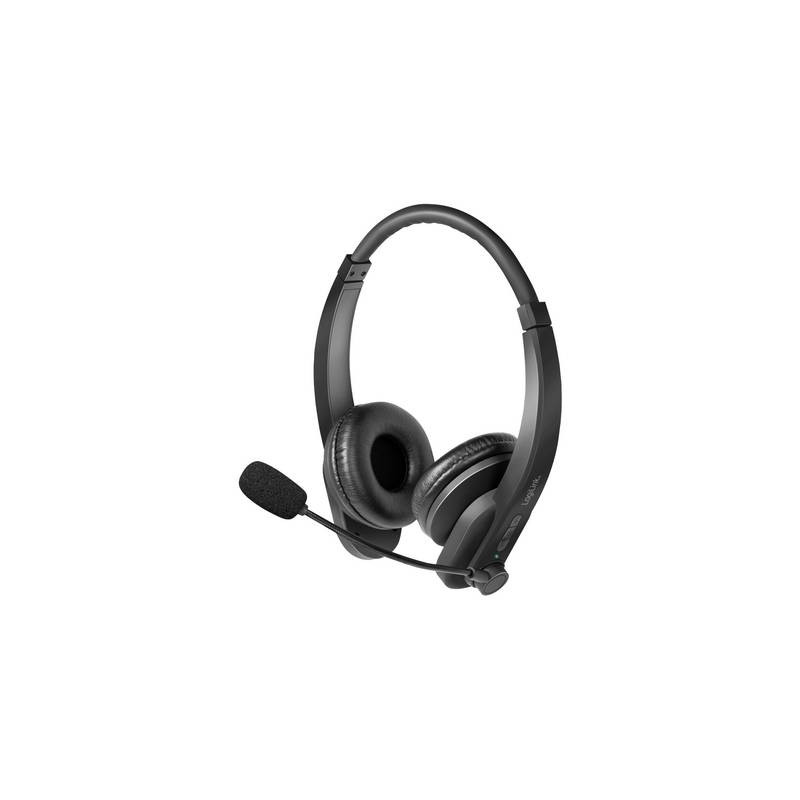 cuffie logilink bluetooth stereo con microfono nero [bt0060]