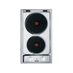 piano cottura elettrico de longhi i i23/2er domino 3500w argento