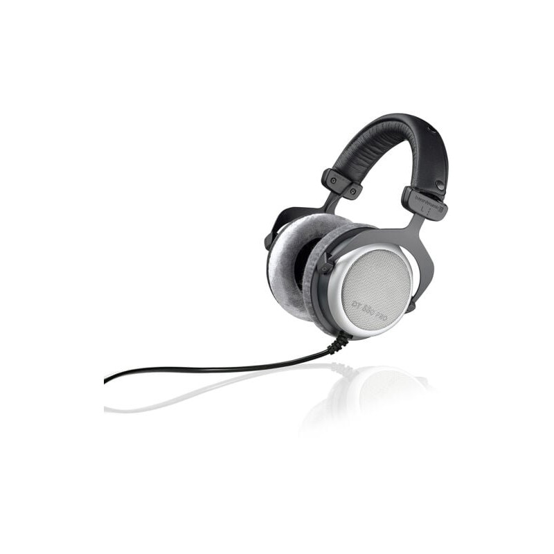cuffie beyerdynamic dt 880 pro cablate con archetto musica nero/argento