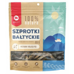 cibo secco maced nature spratto baltico snack per cani 85g