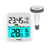 sensore di temperatura greenblue gb216 wireless per piscina bianco