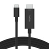 cavo adattatore belkin da usb-c a hdmi 2.1 m/m 2m nero [avc012bt2mbk]