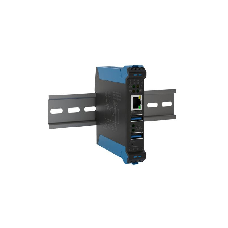 device server seh inu-100 2xusb 3.0 nero [m07210]