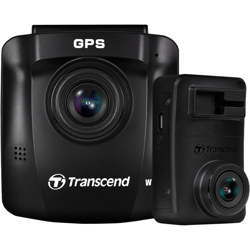 dashcam transcend drivepro 620 per auto 64 gb microsd 1440p nero