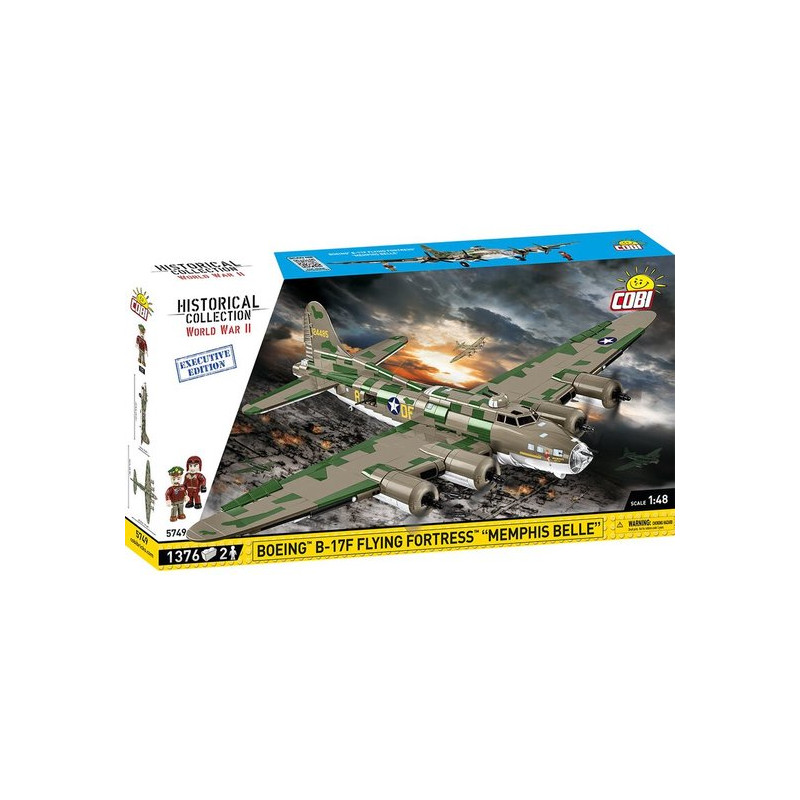 gioco da costruzione cobi boeing b-17f flying fortress memphis