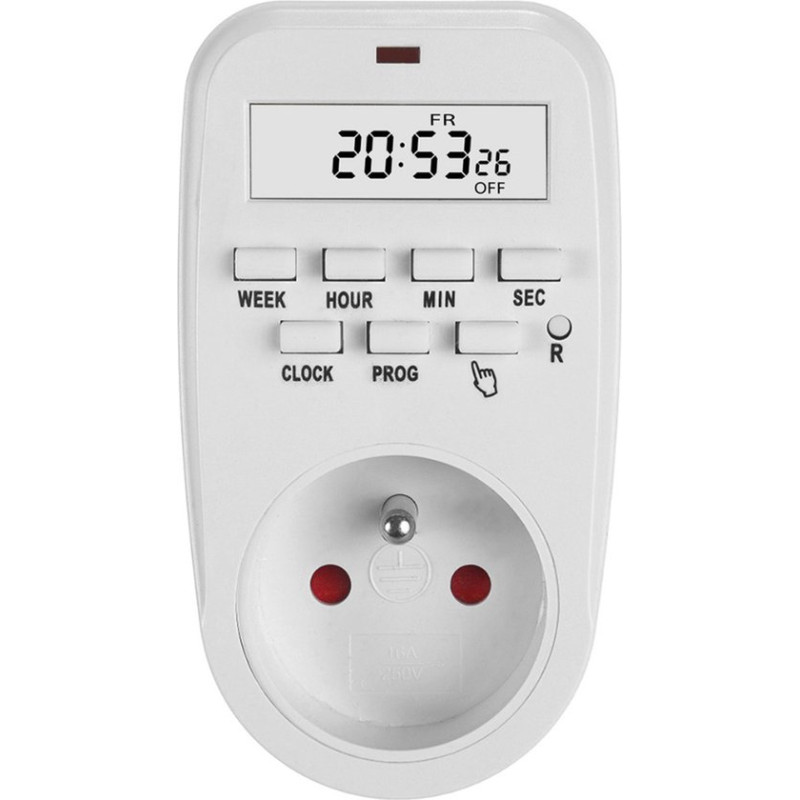 timer digitale greenblue gb362 e 7 giorni/8programmi bianco [qugeemegrngb362]