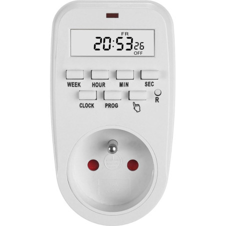 timer digitale greenblue gb362 e 7 giorni/8programmi bianco [qugeemegrngb362]