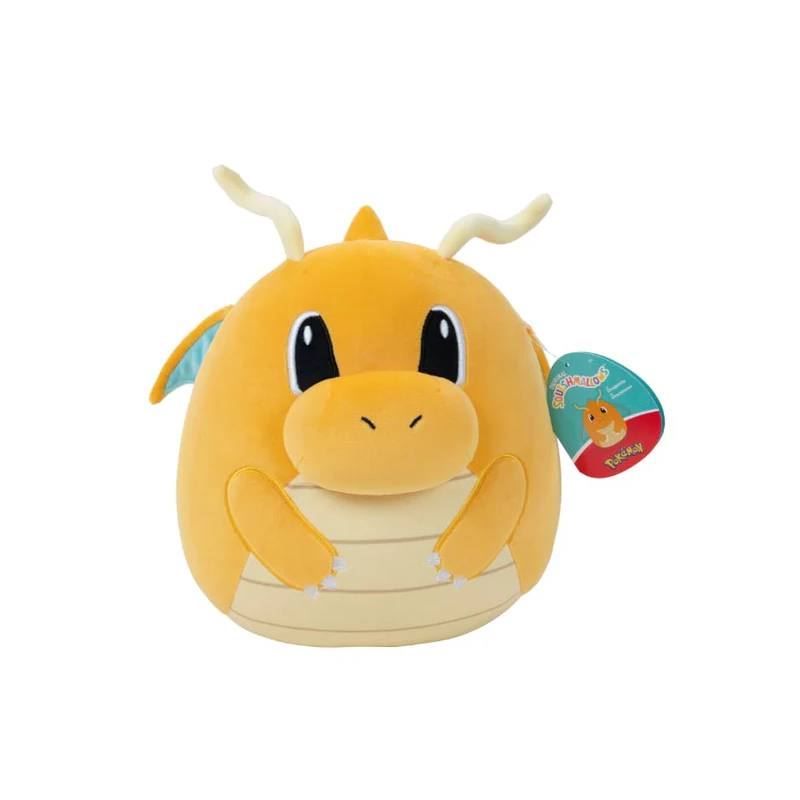 peluche jazwares sq012100 squishmallows pokemon dragonite 25cm multicolore