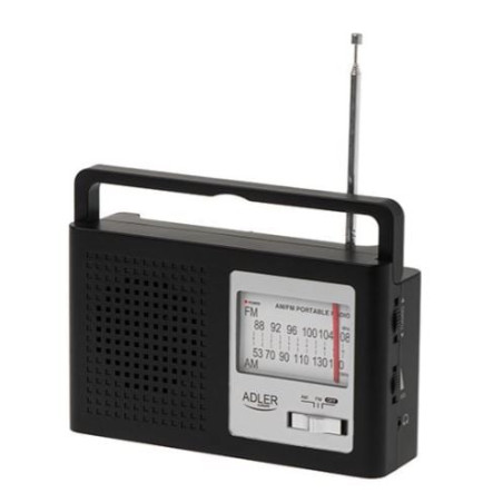 radio adler ad 1909 am/fm 4w nero [ad 1909]