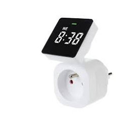 timer digitale greenblue gb610 16a 3680w ip20 bianco [qugeemegrgb610e]