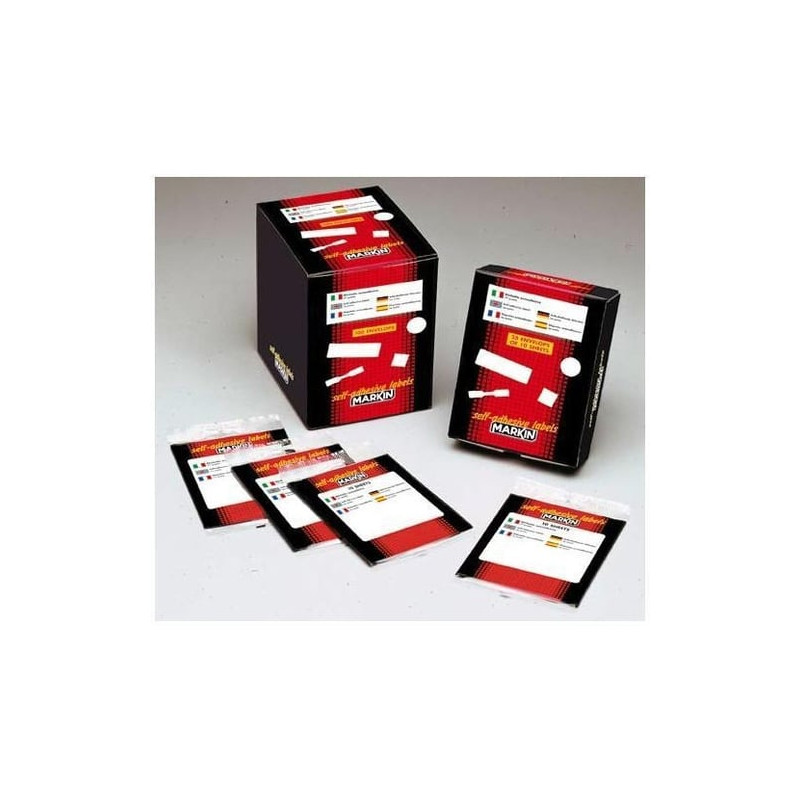 Etichette markin adesive 70x37mm bianca (10 fogli x6 etichette/foglio