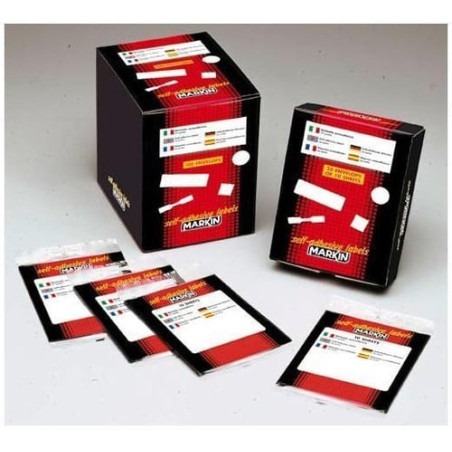 Etichette markin adesive 70x37mm bianca (10 fogli x6 etichette/foglio