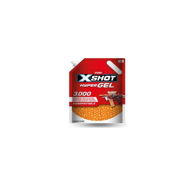 xshot hyper gel blaster 3000palline multicolore [36810s]