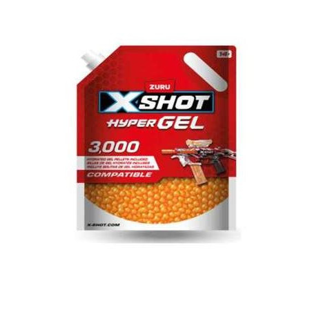 xshot hyper gel blaster 3000palline multicolore [36810s]