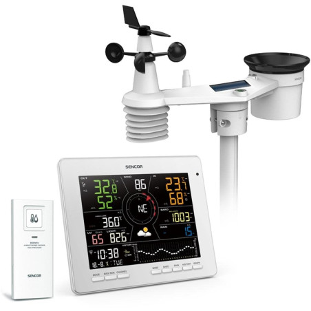 stazione meteorologica sencor sws 16600 wifi bianco [quecpsws16600]