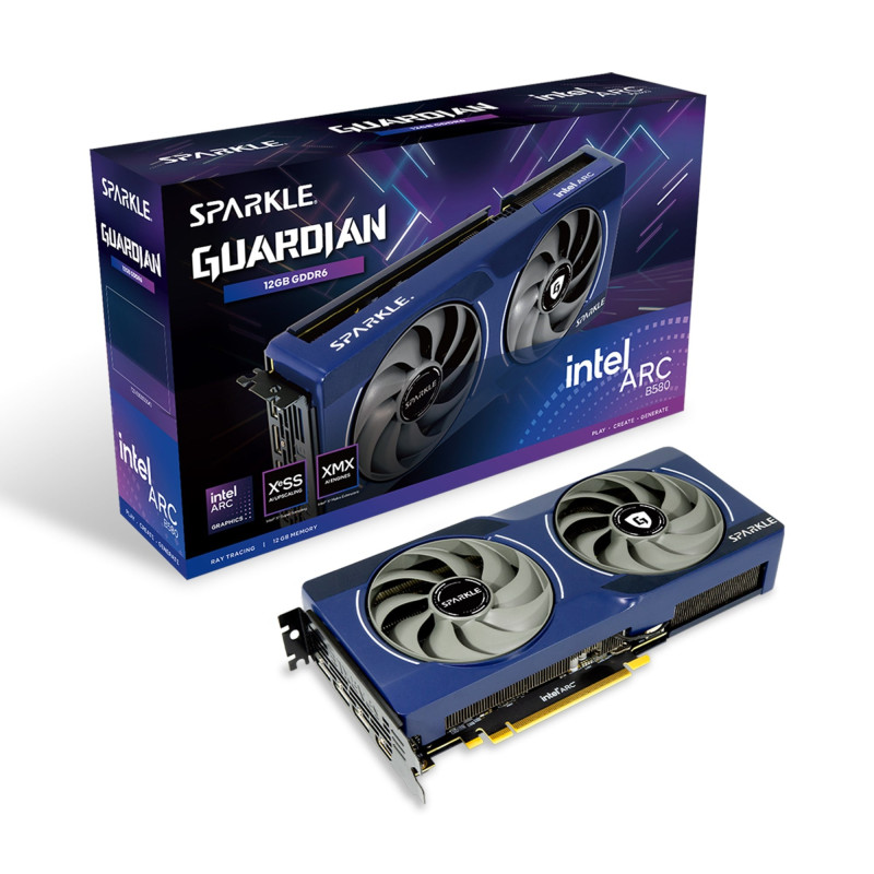 scheda video intel sparkle arc b580 12gb guardian (battlemage lineup)
