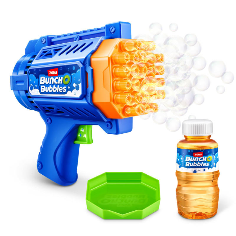 pistola per bolle zuru bunch o bubbles sparabolle di sapone multicolore