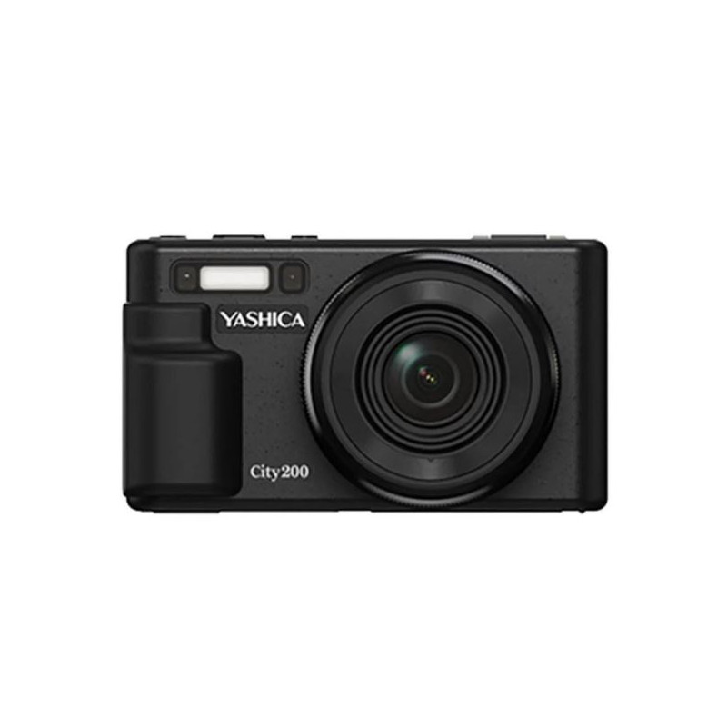 fotocamera compatta yashica city 200 nero