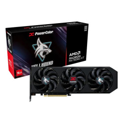 scheda video amd powercolor radeon rx 9060 xt hellhound 16gb gddr6