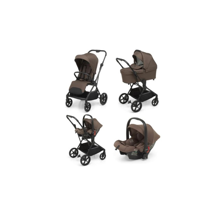 passeggino foppapedretti spritz trio cacao per bambini da 40 a 85cm