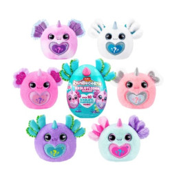 figurina da collezione zuru rainbocorns - axolotlcorn assortito