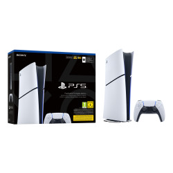 console sony playstation 5 digital e chassis slim 825gb nero/bianco
