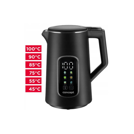 bollitore elettrico concept rk3385 1.7l nero [hkcoecz00rk3385]