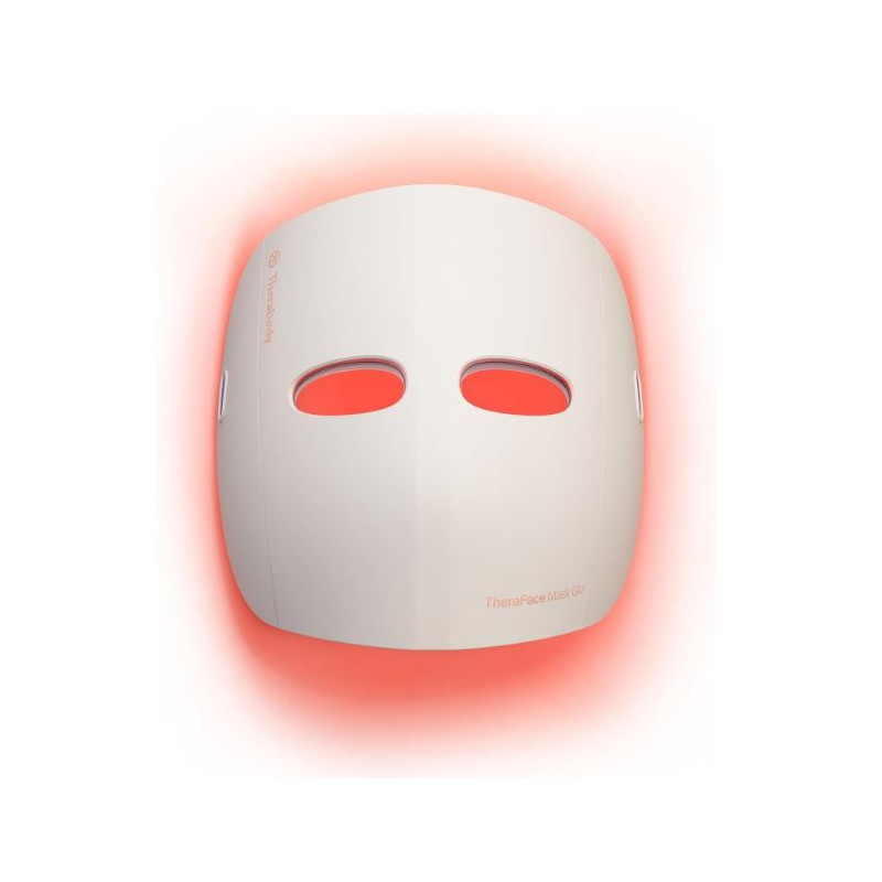 maschera viso led therabody theraface mask glo chiaro/trasparente