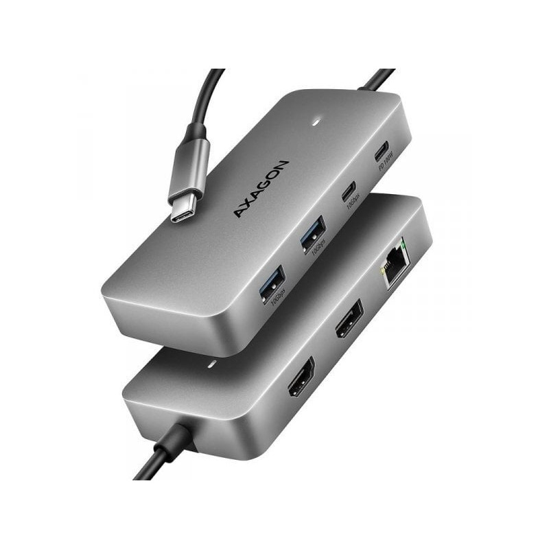 docking station hub axagon hmc-cub83x2 100w 10gbps 2xusb-a/usb-c