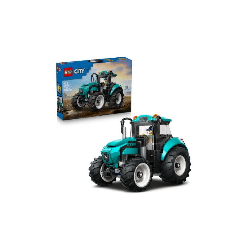 gioco da costruzione lego city 60498 trattore multicolore 204pz [60498]