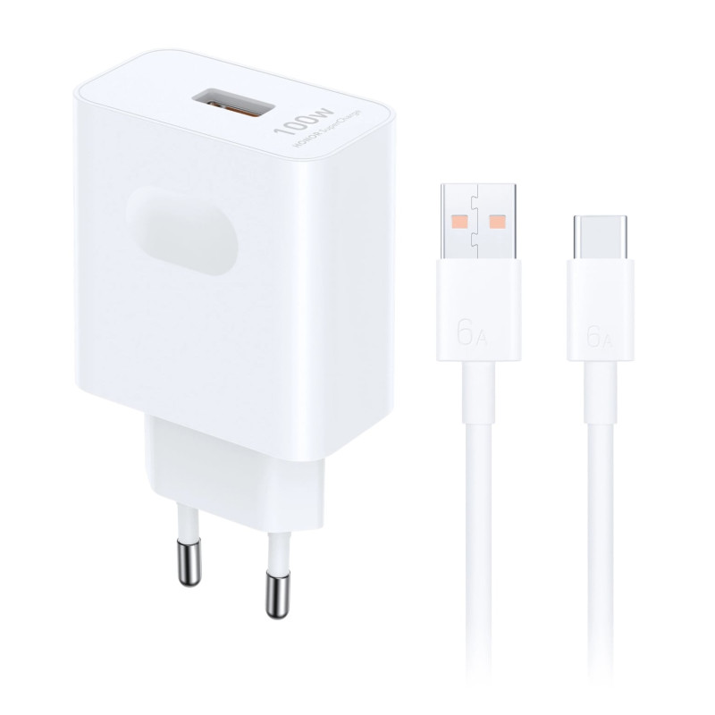 alimentatore da rete honor supercharge gan slim 100w bianco [5503abha]