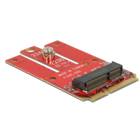 adattatore delock mini pcie m.2 key e slot [63909]